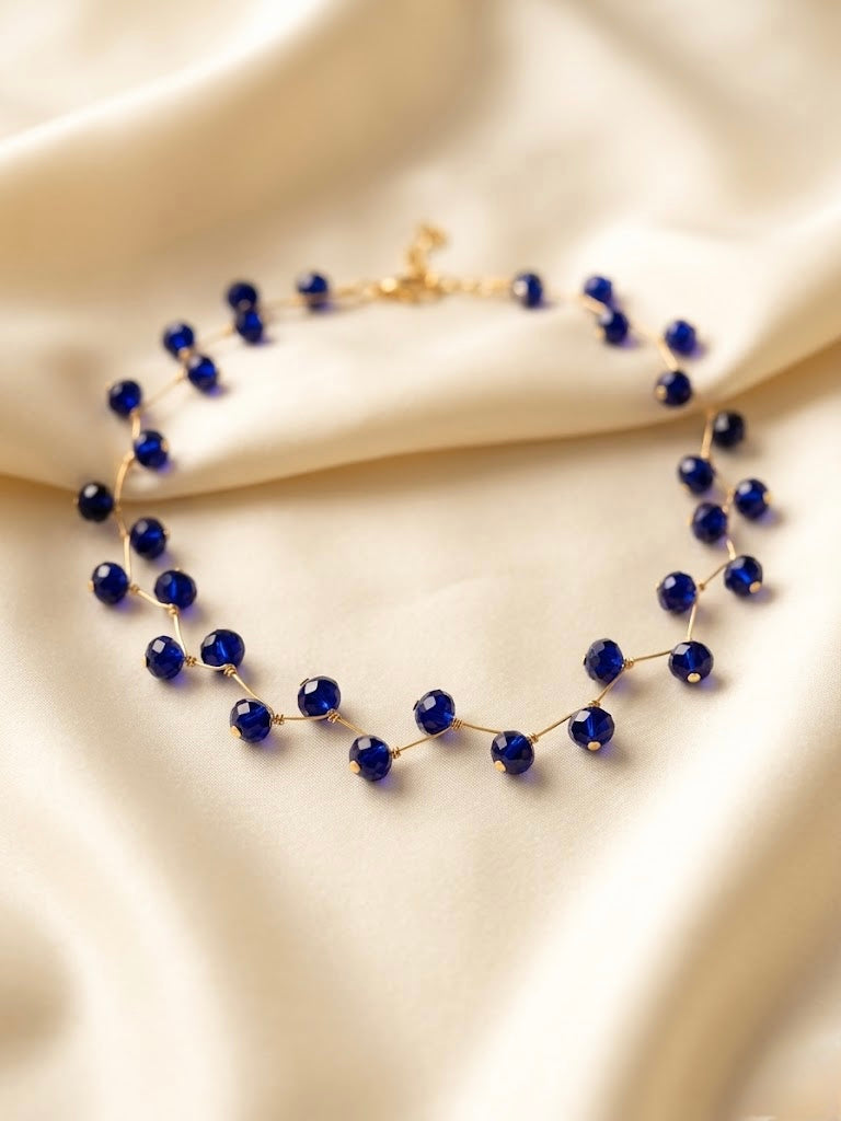 Neelam Minimal Beaded Choker