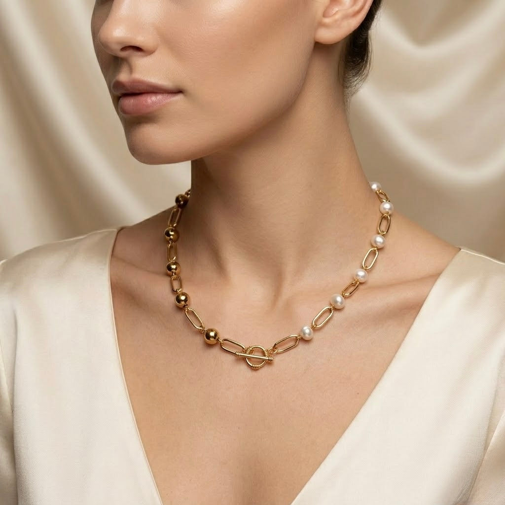 Pearl Link Necklace