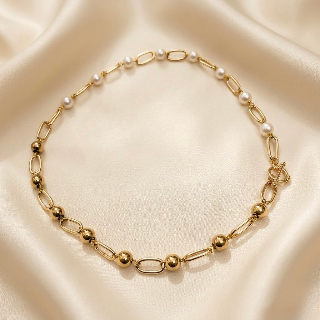 Pearl Link Necklace