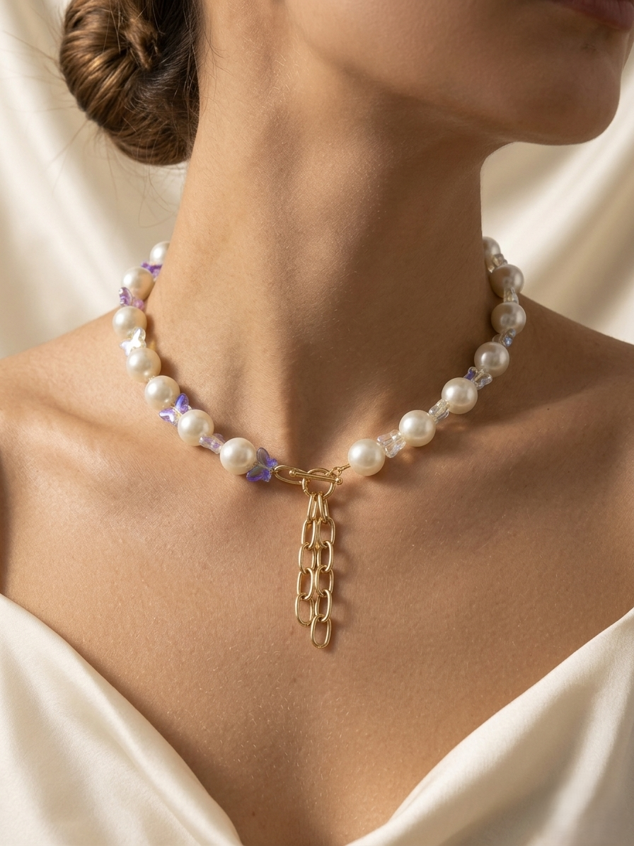 Pearlflutter Necklace