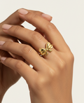 Gold Bow Anti-Tarnish Ring